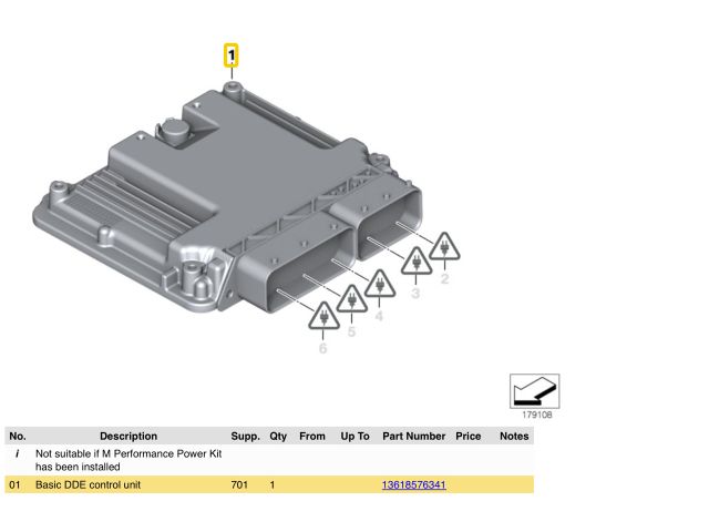 bontott BMW 3 F30-F35 Motorvezérlő