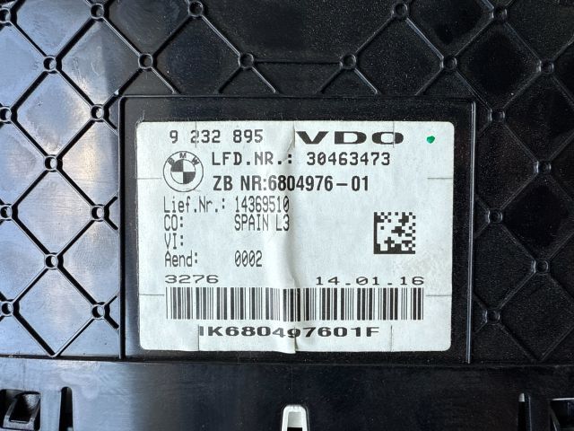 bontott BMW 3 F30-F35 Kilométeróra