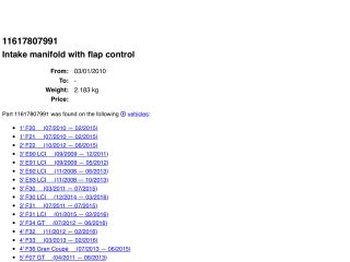 bontott BMW 3 F30-F35 Szívósor