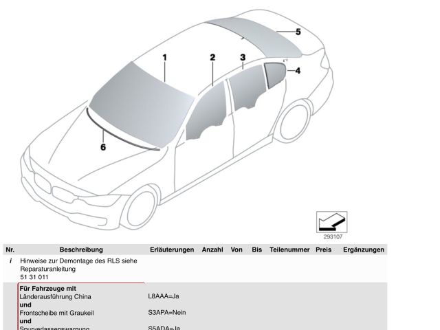 bontott BMW 3 F30-F35 Bal első Ablak