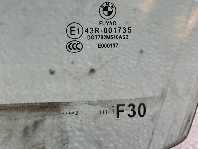 bontott BMW 3 F30-F35 Bal első Fixüveg (Ajtóban)