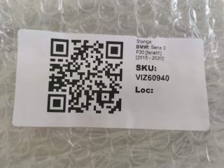 bontott BMW 3 F30-F35 Bal első Lámpabúra