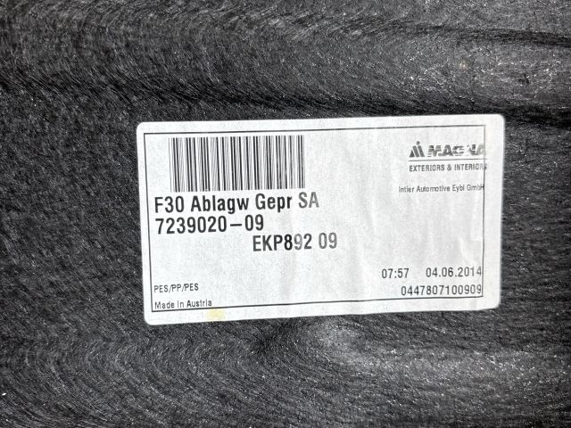 bontott BMW 3 F30-F35 Csomagtér Tálca