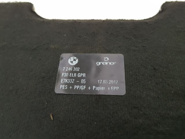 bontott BMW 3 F30-F35 Csomagtér Tálca