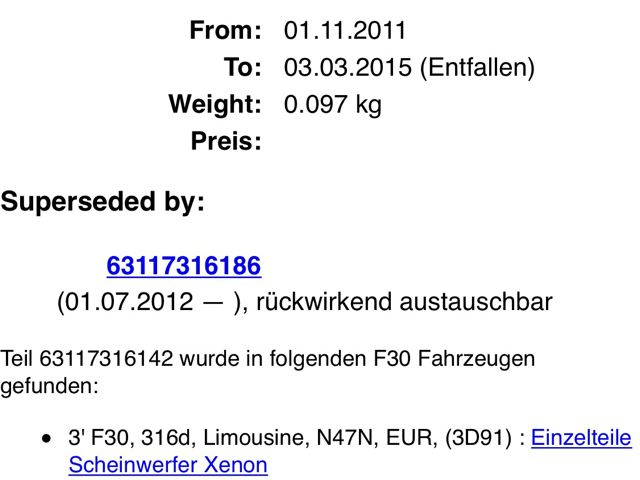 bontott BMW 3 F30-F35 Elektronika (Magában)