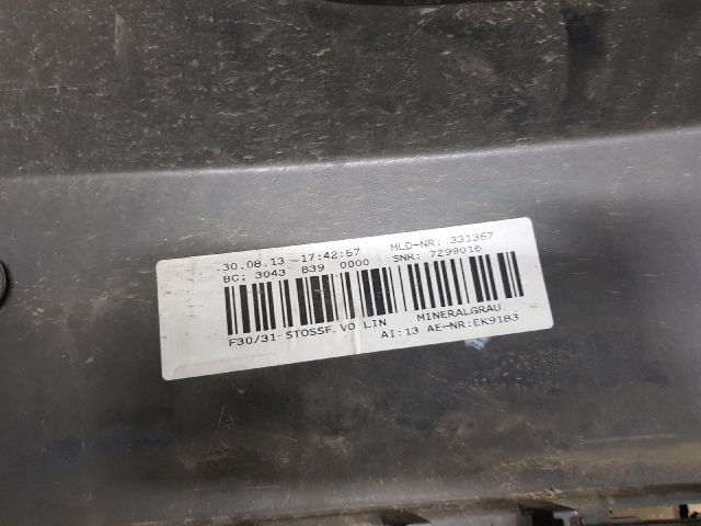 bontott BMW 3 F30-F35 Első Lökhárító (Üresen)