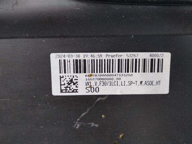 bontott BMW 3 F30-F35 Első Lökhárító (Üresen)