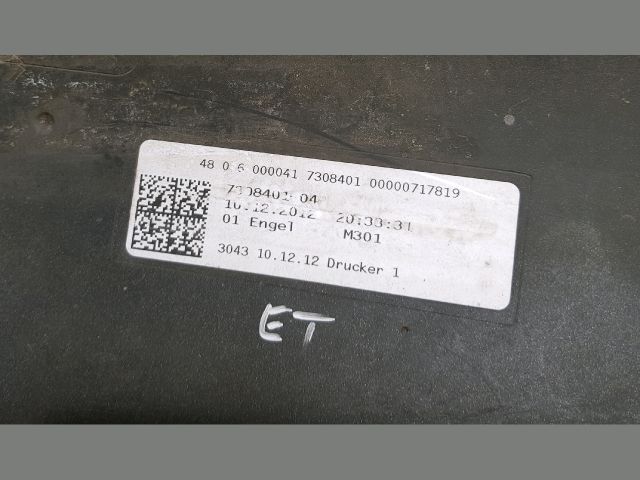 bontott BMW 3 F30-F35 Első Lökhárító (Üresen)