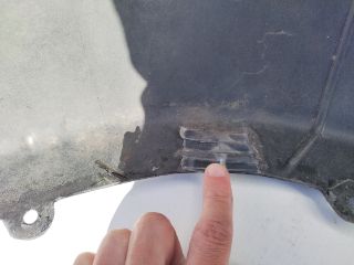 bontott BMW 3 F30-F35 Hátsó Lökhárító (Üresen)