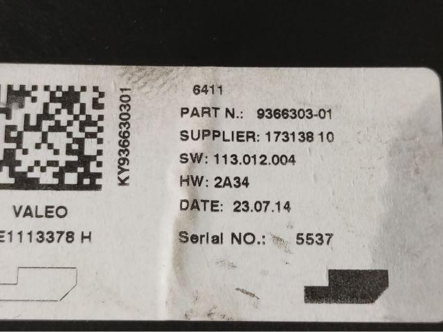 bontott BMW 3 F30-F35 Klíma Kapcsoló