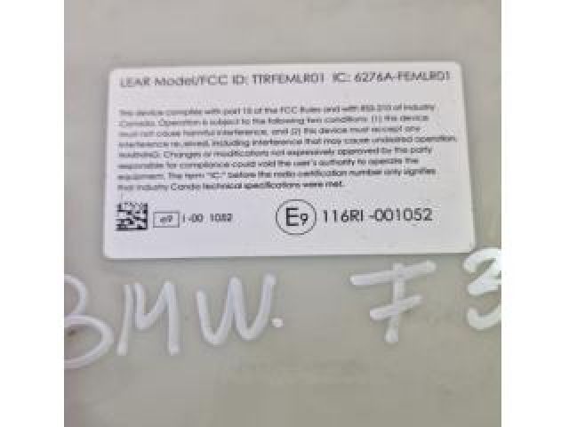 bontott BMW 3 F30-F35 Komfort Elektronika