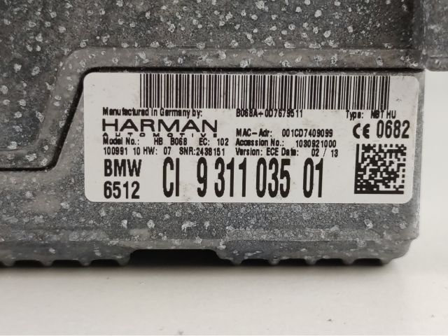 bontott BMW 3 F30-F35 Navigációs Fejegység