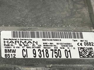 bontott BMW 3 F30-F35 Rádió / CD