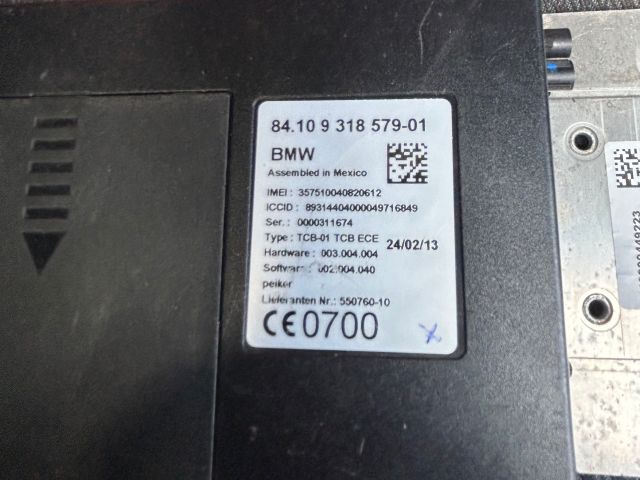 bontott BMW 3 F30-F35 Telefon Elektronika