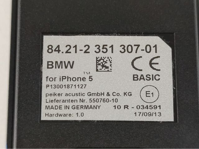 bontott BMW 3 F30-F35 Telefon Elektronika