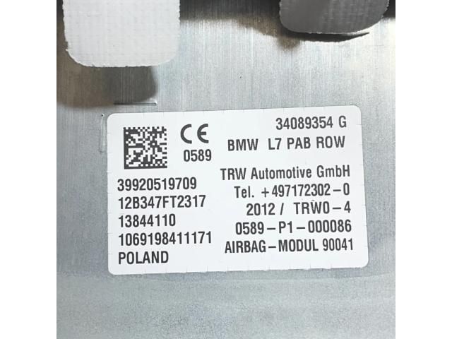 bontott BMW 3 F30-F35 Utasoldali Légzsák