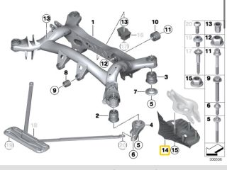 bontott BMW 3 F31 Bal Féltengely Porvédő Lemez