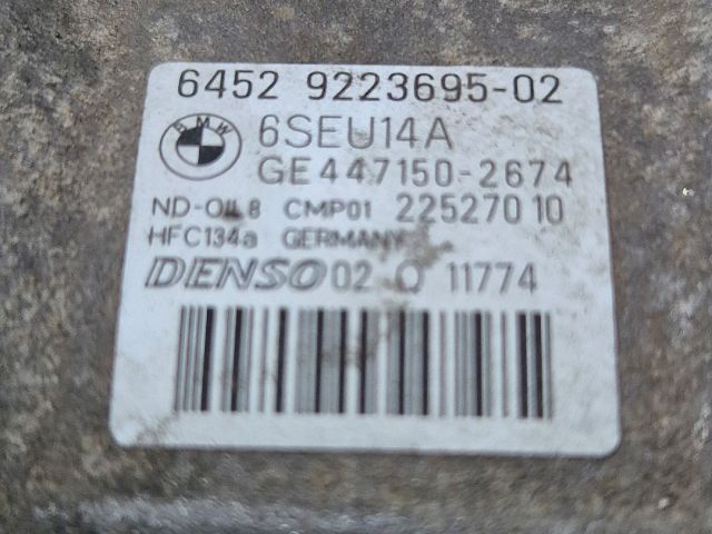 bontott BMW 3 F31 Klímakompresszor