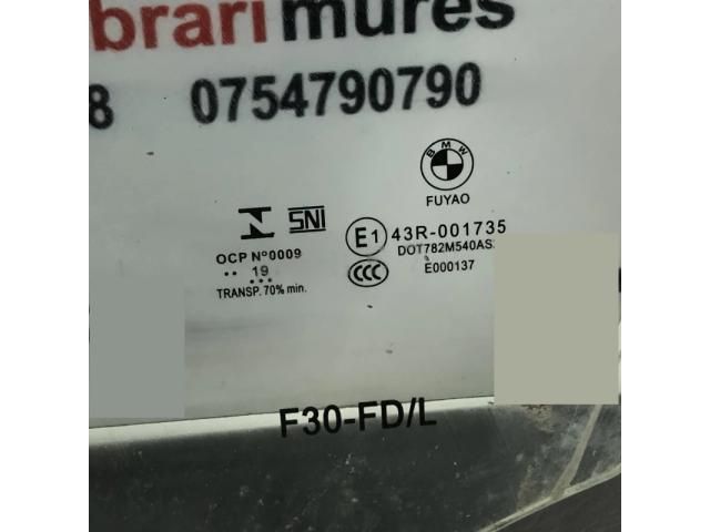 bontott BMW 3 F31 Bal első Ablak