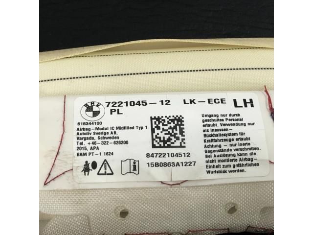 bontott BMW 3 F31 Bal Fejlégzsák