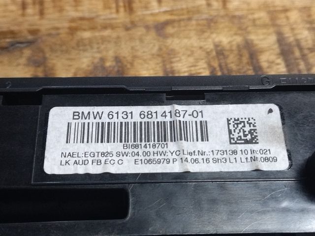 bontott BMW 3 F31 Fűtéskapcsoló (digit klímás)