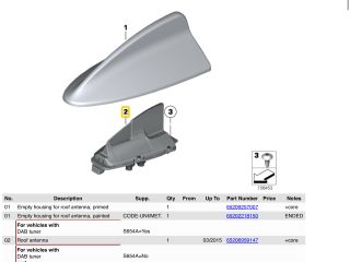 bontott BMW 3 F31 GPS Antenna