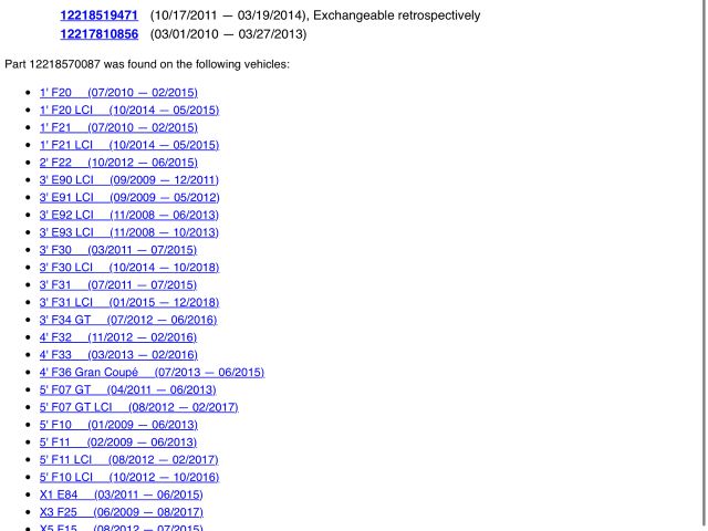 bontott BMW 3 F31 Izzító Relé