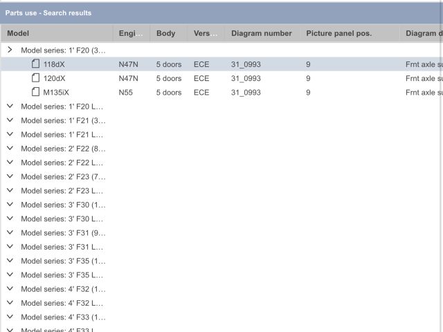 bontott BMW 3 F31 Jobb első Alsó Hátsó Lengőkar