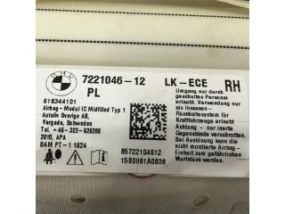 bontott BMW 3 F31 Jobb Fejlégzsák