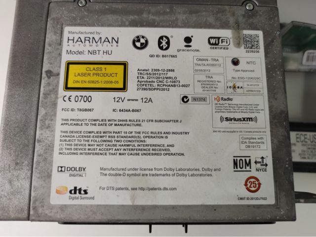 bontott BMW 3 F31 Navigációs Fejegység