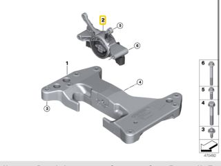 bontott BMW 3 G20-G80 Váltó Tartó Bak (Pozíciófüggetlen)