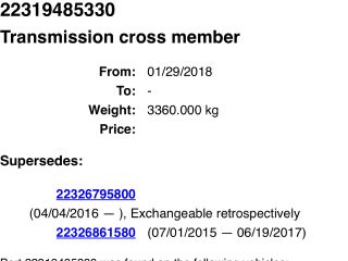 bontott BMW 3 G20-G80 Váltó Tartó Bak (Pozíciófüggetlen)