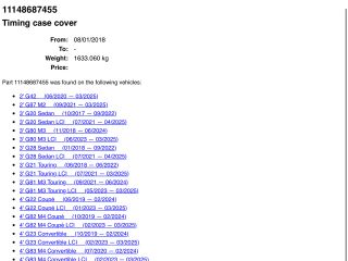 bontott BMW 3 G20-G80 Hátsó Vezérlés Burkolat