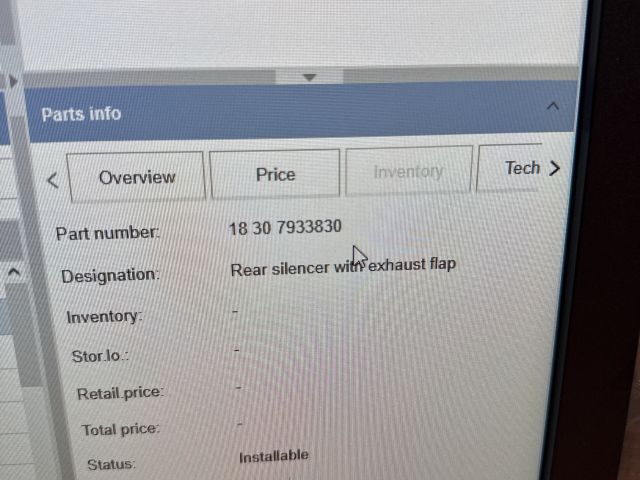 bontott BMW 3 G20-G80 Komplett Kipufogó Rendszer