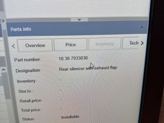 bontott BMW 3 G20-G80 Komplett Kipufogó Rendszer