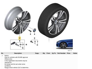 bontott BMW 3 G20-G80 Alufelni (1 db)