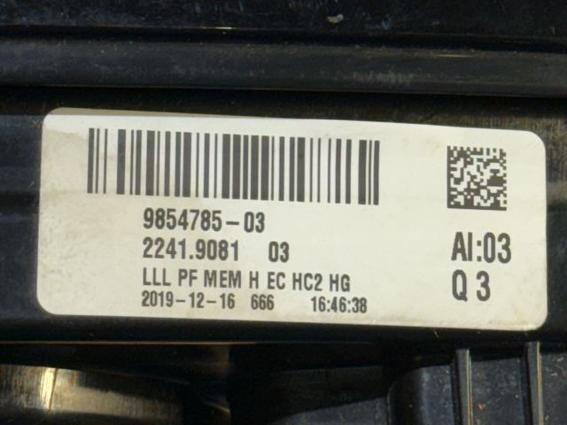 bontott BMW 3 G20-G80 Bal Visszapillantó Tükör Keret