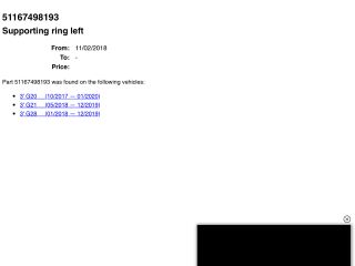 bontott BMW 3 G20-G80 Bal Visszapillantó Tükör Keret