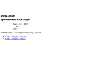 bontott BMW 3 G20-G80 Gázrugós Kitámasztó Teleszkóp Csomagtérajtó Jobb