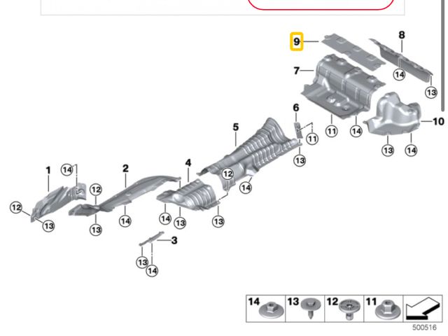 bontott BMW 3 G20-G80 Hátfal Burkolat