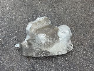 bontott BMW 3 G20-G80 Hátsó Kipufogó Dob Hővédő Lemez