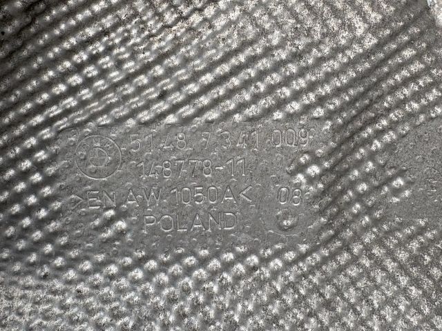 bontott BMW 3 G20-G80 Hátsó Kipufogó Dob Hővédő Lemez