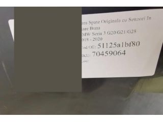 bontott BMW 3 G20-G80 Hátsó Lökhárító (Részeivel)
