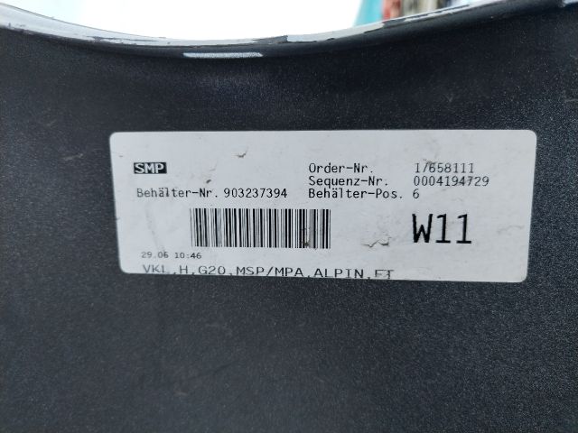 bontott BMW 3 G20-G80 Hátsó Lökhárító (Üresen)