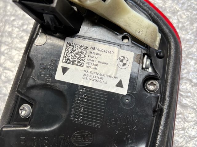 bontott BMW 3 G20-G80 Jobb Belső Hátsó Lámpa