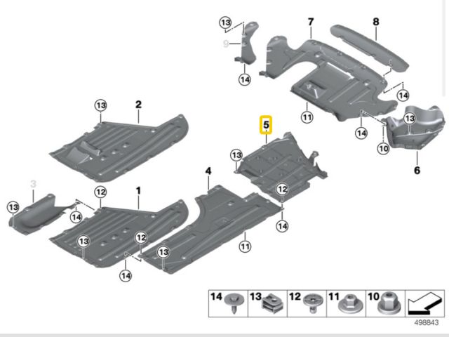 bontott BMW 3 G20-G80 Jobb Fenéklemez