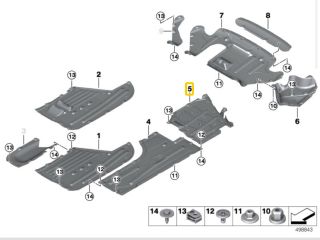 bontott BMW 3 G20-G80 Jobb Fenéklemez