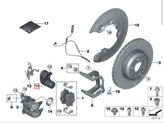 bontott BMW 3 G20-G80 Kézifék Motor