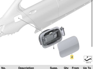 bontott BMW 3 G20-G80 Tankajtó