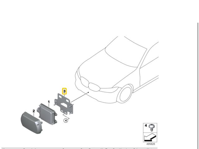 bontott BMW 3 G20-G80 Távolságtartó Szenzor